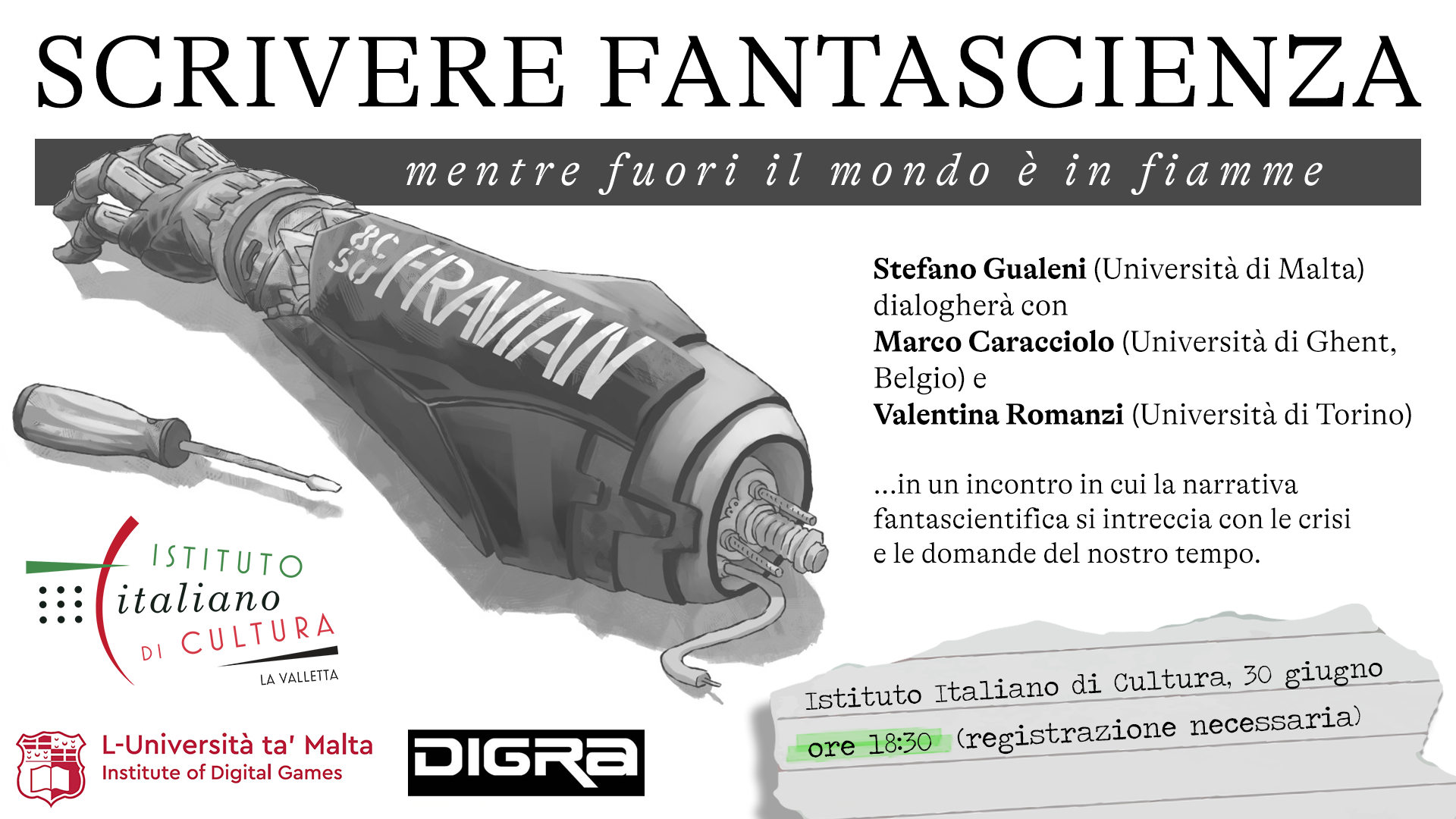 Scrivere fantascienza cover